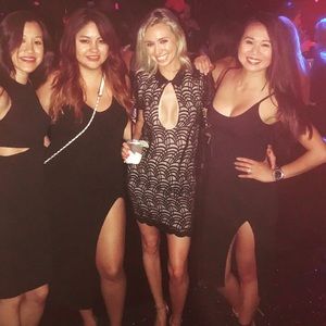 Stone cold fox cut out front dress!!!